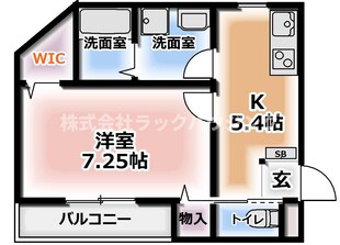 エミュール古川橋の物件間取画像